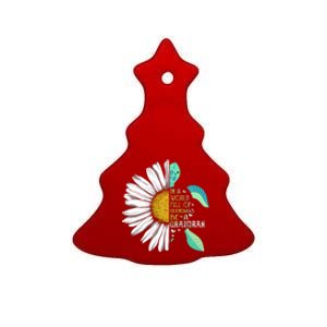 Daisy Turtle In A World Full Of Grandmas Be A Grangran Gift Ceramic Tree Ornament