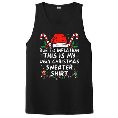 Due to Inflation This is My Ugly Sweater For Christmas  PosiCharge Competitor Tank