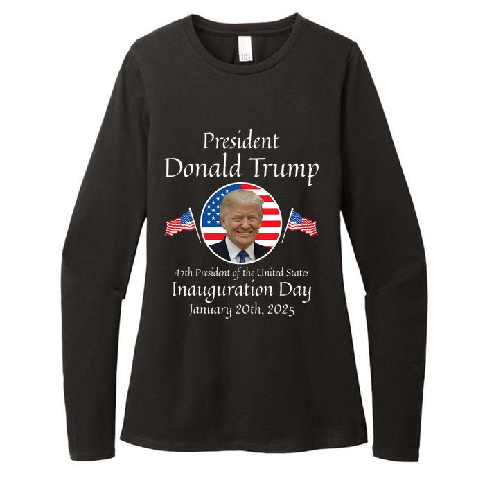 Donald Trump Inauguration Day 2025 47th Usa President Womens CVC Long Sleeve Shirt