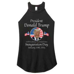 Donald Trump Inauguration Day 2025 47th Usa President Women's Perfect Tri Rocker Tank