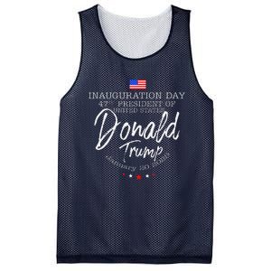 Donald Trump Inauguration Day 2025 Inaugural Mesh Reversible Basketball Jersey Tank