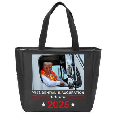 Donald Trump Inauguration Day 2025 47th Usa President Zip Tote Bag