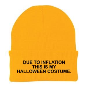 Due To Inflation This Is My Halloween Costume Knit Cap Winter Beanie