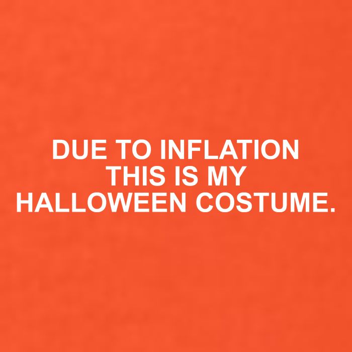 Due To Inflation This Is My Halloween Costume Premium T-Shirt