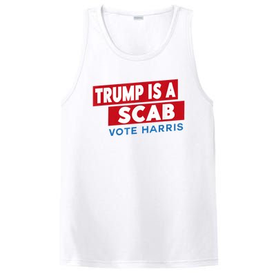 Donald Trump Is A Scab Vote Harris PosiCharge Competitor Tank