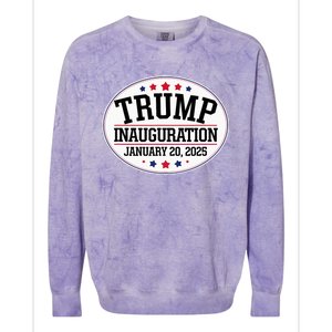 Donald Trump Inauguration Day 2025 Colorblast Crewneck Sweatshirt