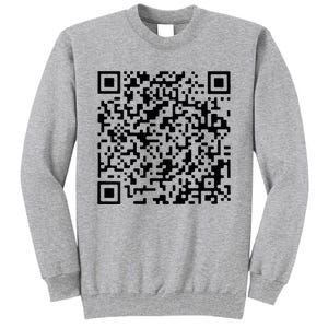 Donald Trump Is Your President Qr Trump Tall Sweatshirt