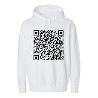 Donald Trump Is Your President Qr Trump Garment-Dyed Fleece Hoodie