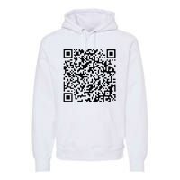 Donald Trump Is Your President Qr Trump Premium Hoodie