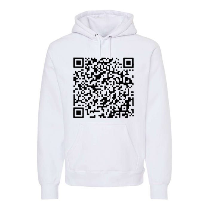 Donald Trump Is Your President Qr Trump Premium Hoodie