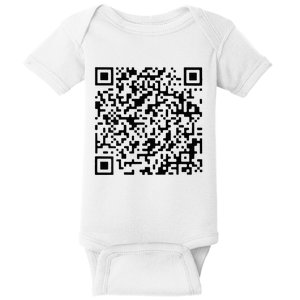 Donald Trump Is Your President Qr Trump Baby Bodysuit