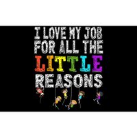 Daycare Teacher I Love My Job For All The Little Reasons Bumper Sticker