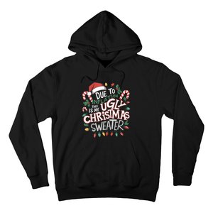 Due To Inflation Ugly Christmas Sweaters For Women Funny Hoodie