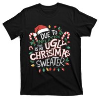 Due To Inflation Ugly Christmas Sweaters For Women Funny T-Shirt