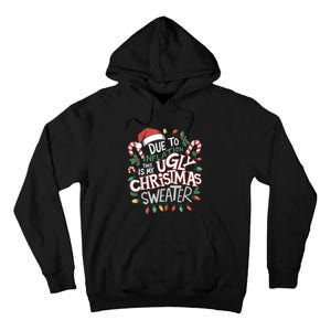 Due To Inflation Ugly Christmas Sweaters For Women Funny Tall Hoodie