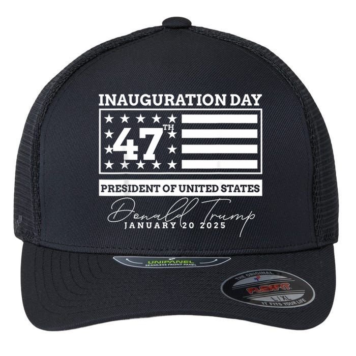 Donald Trump Inauguration Day 2025 Woman Inaugural Flexfit Unipanel Trucker Cap