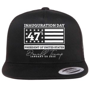 Donald Trump Inauguration Day 2025 Woman Inaugural Flat Bill Trucker Hat