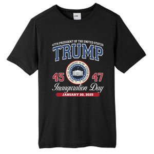 Donald Trump Inauguration Day Jan 2025 45th 47th President Tall Fusion ChromaSoft Performance T-Shirt