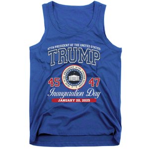 Donald Trump Inauguration Day Jan 2025 45th 47th President Tank Top