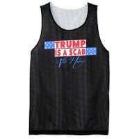 Donald Trump Is A Scab Vote Harris Mesh Reversible Basketball Jersey Tank