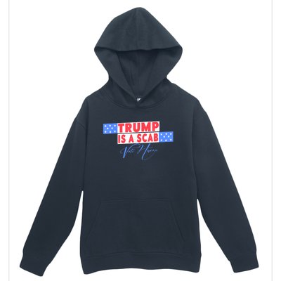 Donald Trump Is A Scab Vote Harris Urban Pullover Hoodie