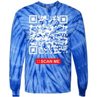 Donald Trump Is Your President Qr Trump Is Dancing Tie-Dye Long Sleeve Shirt