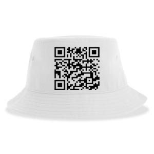 Donald Trump Is Your President Qr Trump Sustainable Bucket Hat