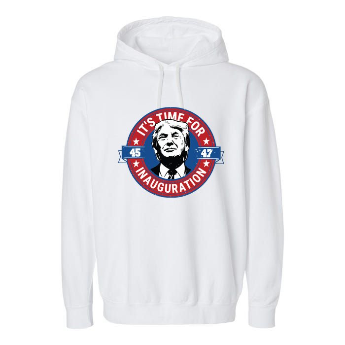 Donald Trump Inauguration Day 47th President Inauguration Day Garment-Dyed Fleece Hoodie