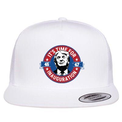 Donald Trump Inauguration Day 47th President Inauguration Day Flat Bill Trucker Hat