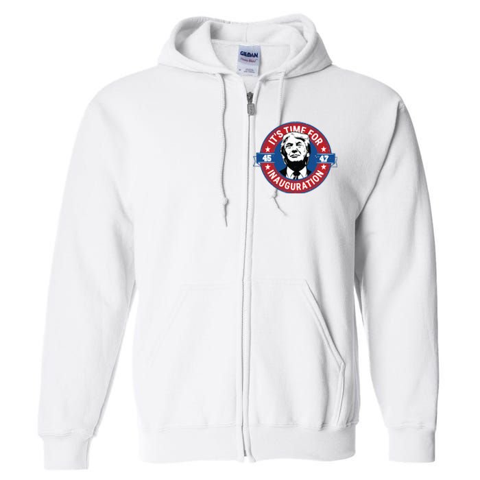 Donald Trump Inauguration Day 47th President Inauguration Day Full Zip Hoodie