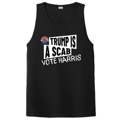 Donald Trump Is A Scab Vote Harris PosiCharge Competitor Tank