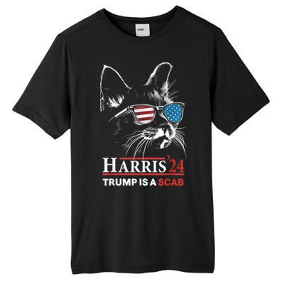 Donald Trump Is A Scab Vote Harris Tall Fusion ChromaSoft Performance T-Shirt