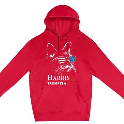 Donald Trump Is A Scab Vote Harris Premium Pullover Hoodie