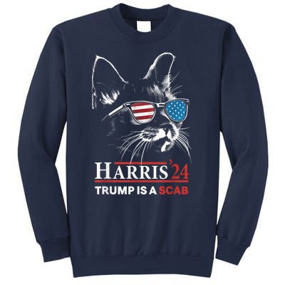 Donald Trump Is A Scab Vote Harris Sweatshirt