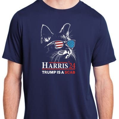 Donald Trump Is A Scab Vote Harris Adult ChromaSoft Performance T-Shirt