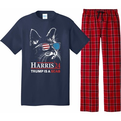 Donald Trump Is A Scab Vote Harris Pajama Set