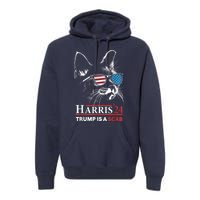 Donald Trump Is A Scab Vote Harris Premium Hoodie