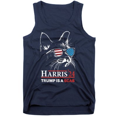 Donald Trump Is A Scab Vote Harris Tank Top