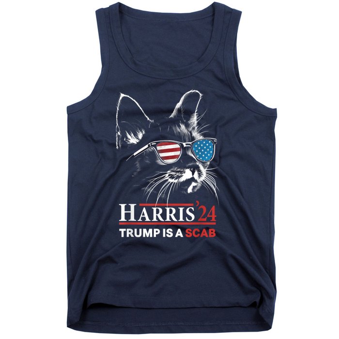 Donald Trump Is A Scab Vote Harris Tank Top