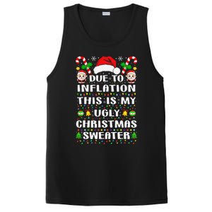 Due To Inflation Ugly Christmas Sweaters Family Xmas Pajamas PosiCharge Competitor Tank