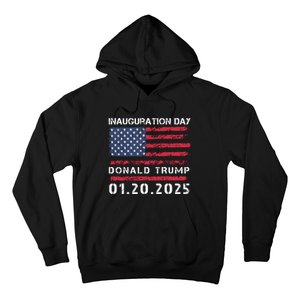 Donald Trump Inauguration Day 2025 47th President Usa Flag Hoodie