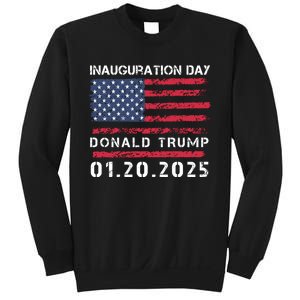 Donald Trump Inauguration Day 2025 47th President Usa Flag Sweatshirt