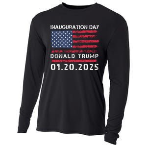 Donald Trump Inauguration Day 2025 47th President Usa Flag Cooling Performance Long Sleeve Crew