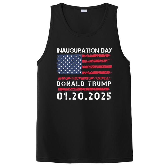 Donald Trump Inauguration Day 2025 47th President Usa Flag PosiCharge Competitor Tank