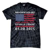 Donald Trump Inauguration Day 2025 47th President Usa Flag Tie-Dye T-Shirt