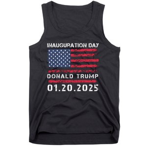 Donald Trump Inauguration Day 2025 47th President Usa Flag Tank Top