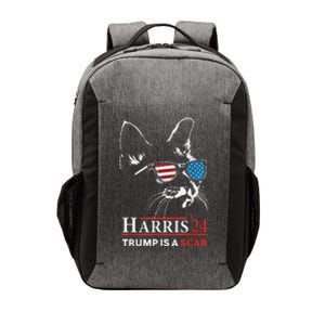 Donald Trump Is A Scab Vote Harris Valz Cat Lady Vector Backpack