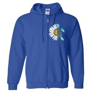 Daisy Turtle In A World Full Of Grandmas Be A Naynay Cute Gift Full Zip Hoodie