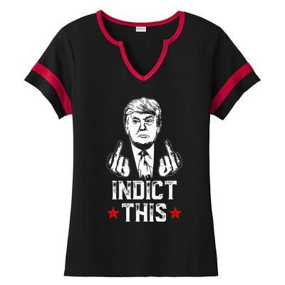 Donald Trump Indict This Political Arrest For Republican Ladies Halftime Notch Neck Tee