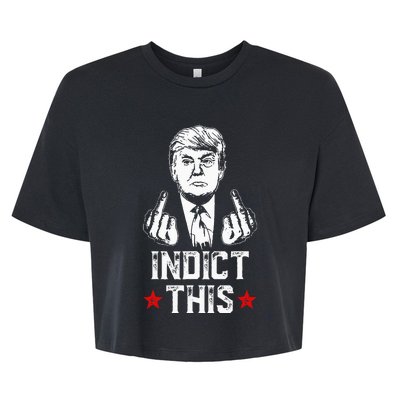 Donald Trump Indict This Political Arrest For Republican Bella+Canvas Jersey Crop Tee